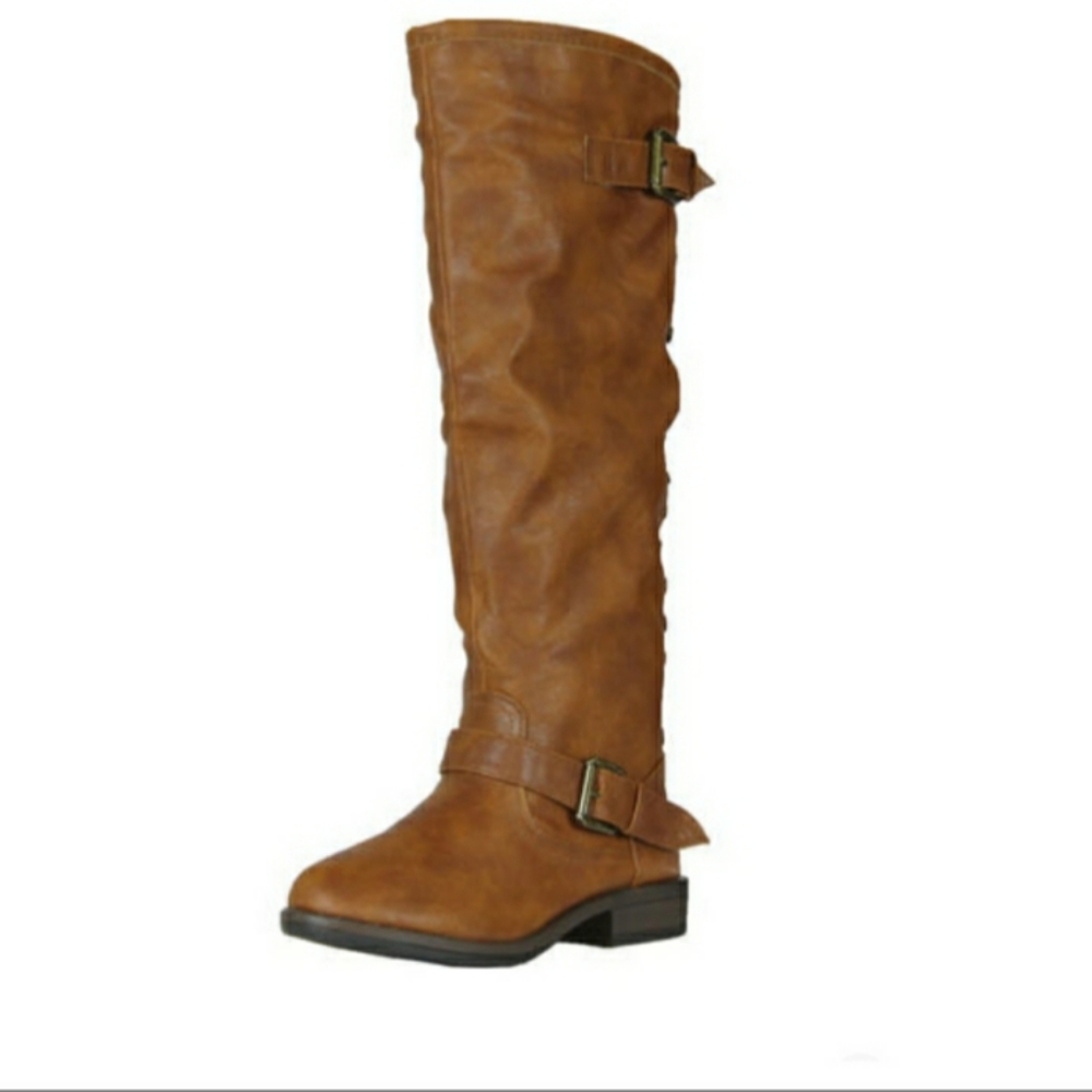 Bamboo Women's Montage 83 Riding Boots with Zipper